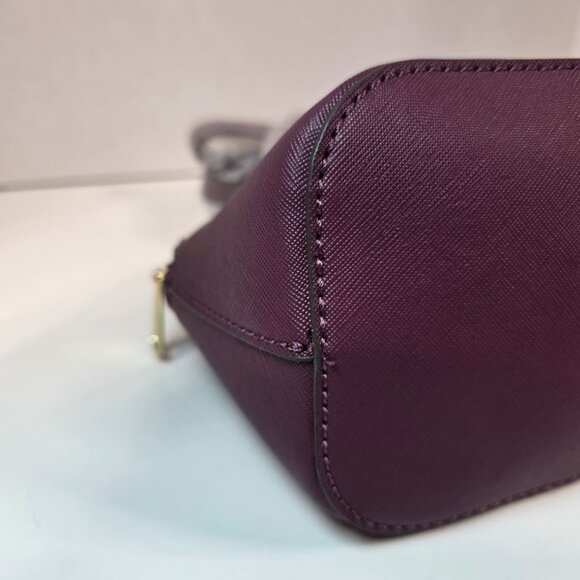 NWT Bordeaux Color Trina Turk Tote/Shoulder Bag w/ Coin Purse attached - Picture 11 of 15